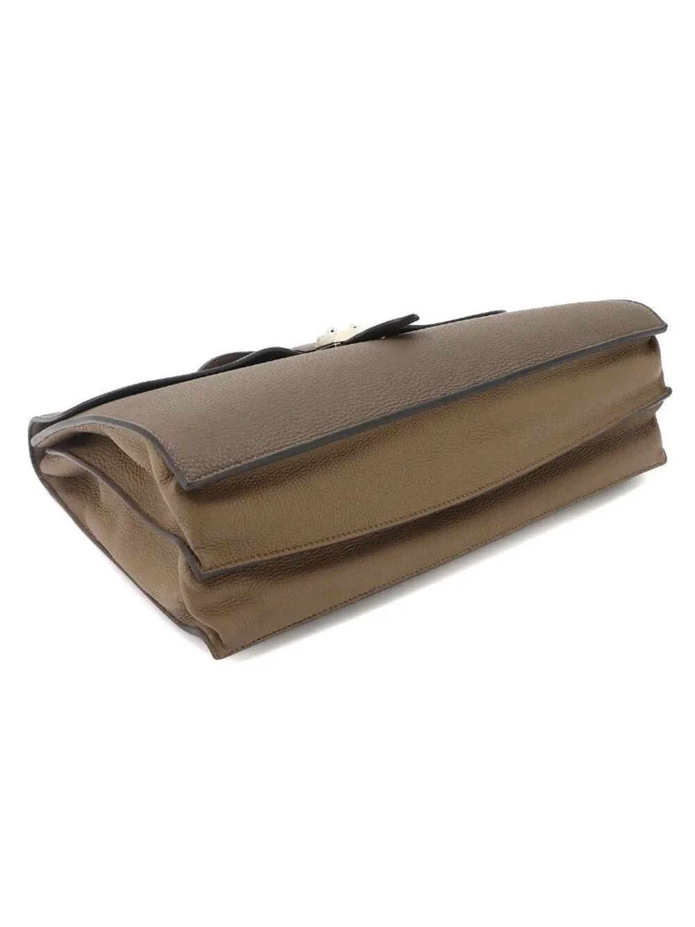 Hermes Sac a Depeche 38 Briefcase Business Togo Taupe